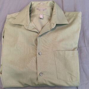 Van Heusen Dress Shirt Fitted 16.5
